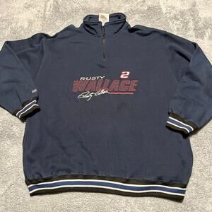 Chase Authentics NASCAR Rusty Wallace Sweatshirt Mens XL Casual Casual